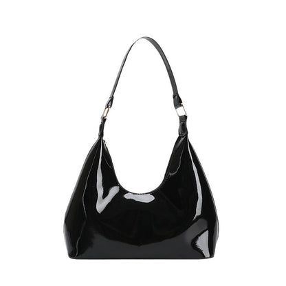 Patent Leather Glossy Women's Shoulder Bag Fashion All-match Handbag